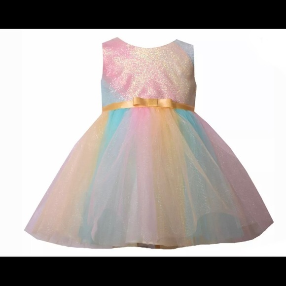 bonnie jean rainbow dress
